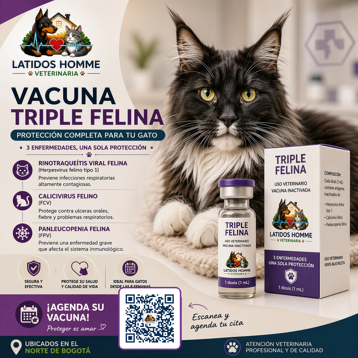 Vacuna Triple Felina